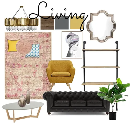 living room sample Interior Design Mood Board by mahaabdulaziz on Style Sourcebook