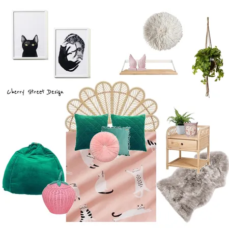 Lacey's Room Interior Design Mood Board by EKT on Style Sourcebook