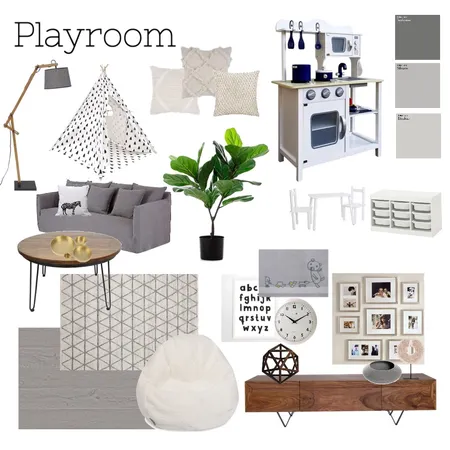 IDI Playroom Interior Design Mood Board by Aline on Style Sourcebook