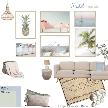Pastel &amp; Neutral beauty Interior Design Mood Board by Project Coastal Boho on Style Sourcebook