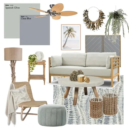Blue Green Interior Design Mood Board by Thediydecorator on Style Sourcebook