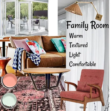Family room -  assignment Interior Design Mood Board by Frankie on Style Sourcebook