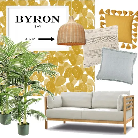 Mustard BYRON Interior Design Mood Board by Clarice & Co - Interiors on Style Sourcebook