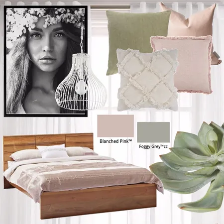 Pink Green Interior Design Mood Board by Clarice & Co - Interiors on Style Sourcebook