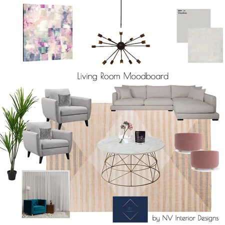 Living Room Moodboard Interior Design Mood Board by NicoleVella on Style Sourcebook