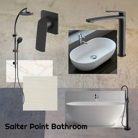 Salter Point Bathroom Interior Design Mood Board by ElzenDesign on Style Sourcebook