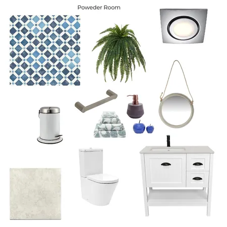 Powder room Interior Design Mood Board by Shannon on Style Sourcebook