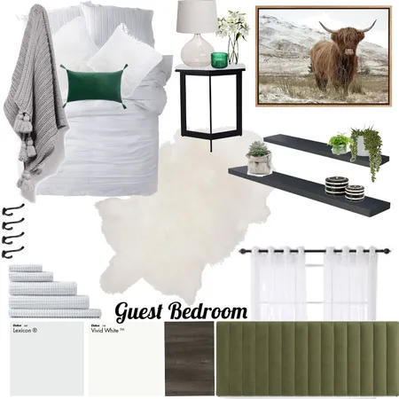 Guest Room Interior Design Mood Board by GrayRoach on Style Sourcebook