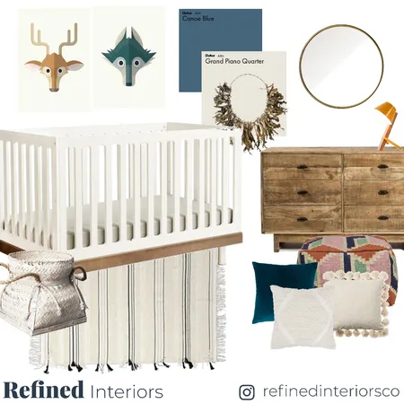 Nursery 03 Interior Design Mood Board by RefinedInteriors on Style Sourcebook