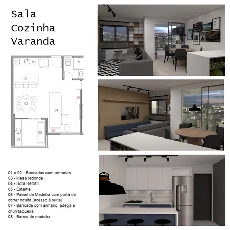 Sala Cozinha Varanda Interior Design Mood Board by Luisa on Style Sourcebook