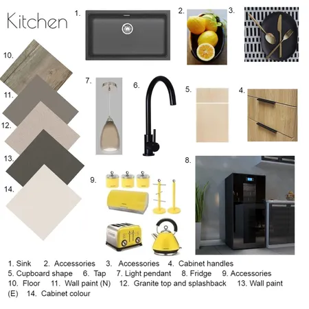 Phyllis street Kitchen Interior Design Mood Board by LynnetteNortheyBossert on Style Sourcebook