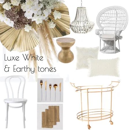 Luxe white &amp; earthy tones Interior Design Mood Board by Michelle_Bucci on Style Sourcebook