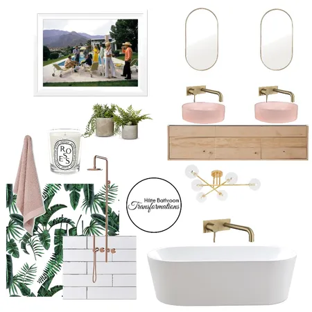 Palm Springs Interior Design Mood Board by Hilite Bathrooms on Style Sourcebook