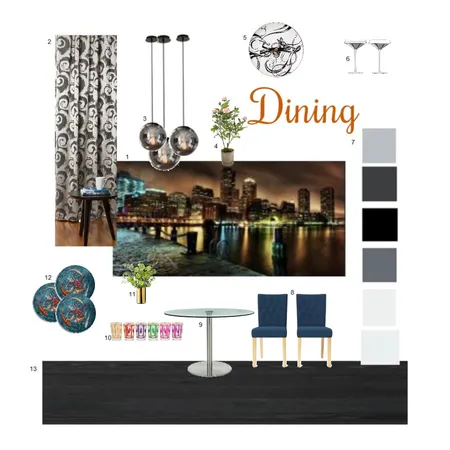 IDI Dining Interior Design Mood Board by bitchins on Style Sourcebook