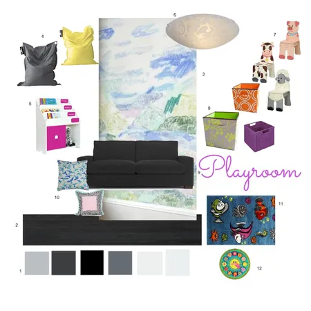 IDI Playroom Interior Design Mood Board by bitchins on Style Sourcebook