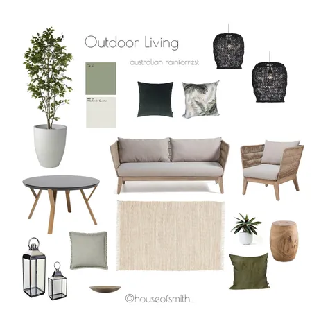 Australian Tropical Outdoor Living Interior Design Mood Board by houseofsmith on Style Sourcebook