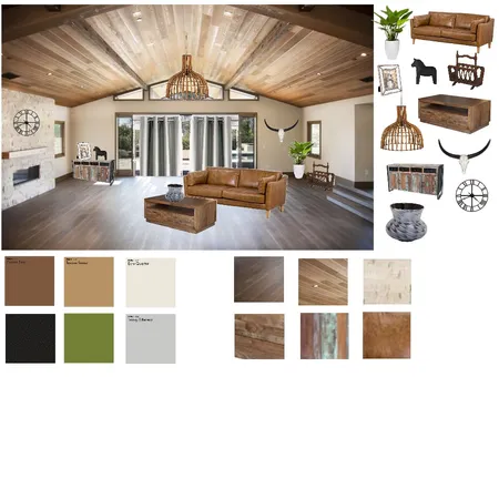 rustic Interior Design Mood Board by novianiya on Style Sourcebook