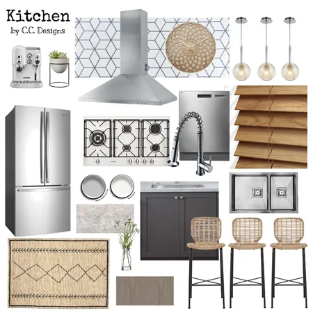 Module #9: Kitchen Interior Design Mood Board by Casady on Style Sourcebook
