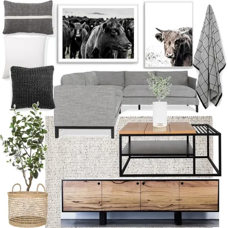 Client -  LIVING ROOM Interior Design Mood Board by Meg Caris on Style Sourcebook