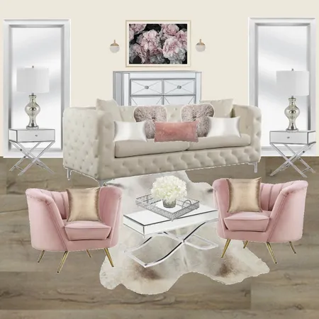 Girly Living Room 2 Interior Design Mood Board by theglam on Style Sourcebook