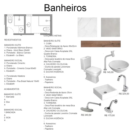 Banheiros Itens Interior Design Mood Board by Luisa on Style Sourcebook