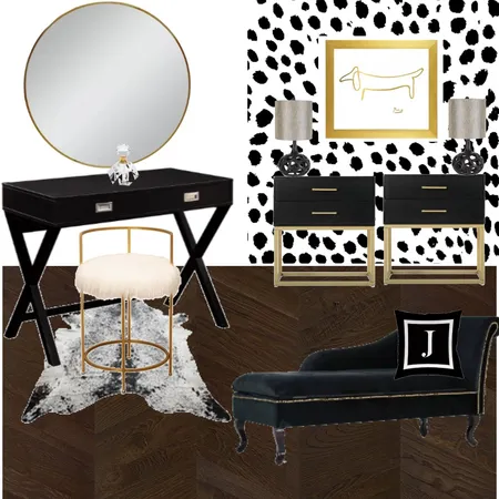 Sophisticated Glam Room Interior Design Mood Board by theglam on Style Sourcebook
