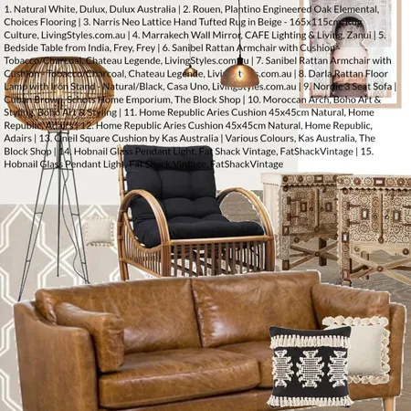 Eclectic Design Interior Design Mood Board by evelynne on Style Sourcebook