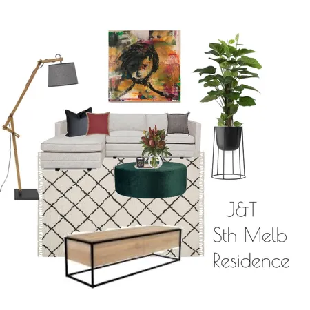 J&amp;T Sth Melb Residence - Living v3 Interior Design Mood Board by TarshaO on Style Sourcebook
