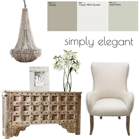 Simply elegant Interior Design Mood Board by VenessaBarlow on Style Sourcebook
