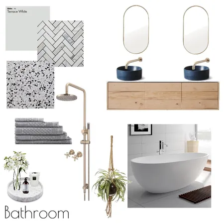 Bathroom Interior Design Mood Board by Reflective Styling on Style Sourcebook
