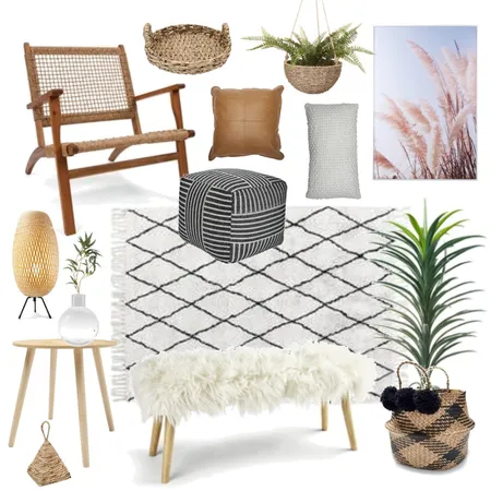 Kmart boho Interior Design Mood Board by Thediydecorator on Style Sourcebook