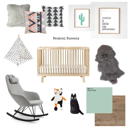 neutral nursery Interior Design Mood Board by donovaninthewild on Style Sourcebook