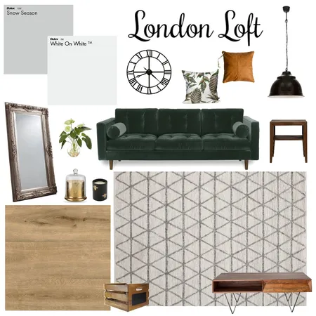London Loft Interior Design Mood Board by Taylah O'Brien on Style Sourcebook