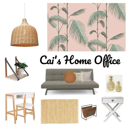 Cai's Home Office Interior Design Mood Board by Ann Margaret Coballes on Style Sourcebook