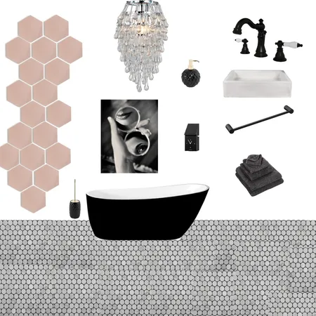 Girard Ave bathroom Interior Design Mood Board by Venus Berríos on Style Sourcebook