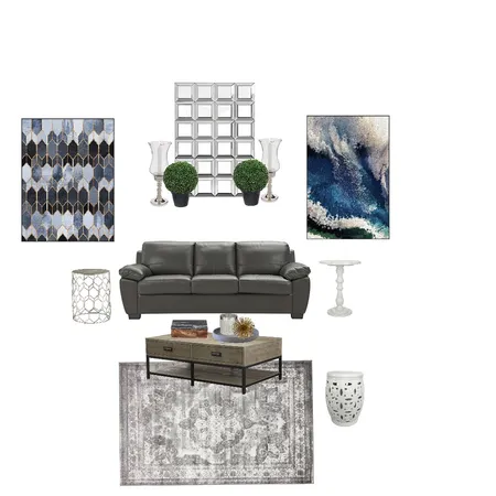 Elle's Transitional Glam Living Room Interior Design Mood Board by almeriwether on Style Sourcebook
