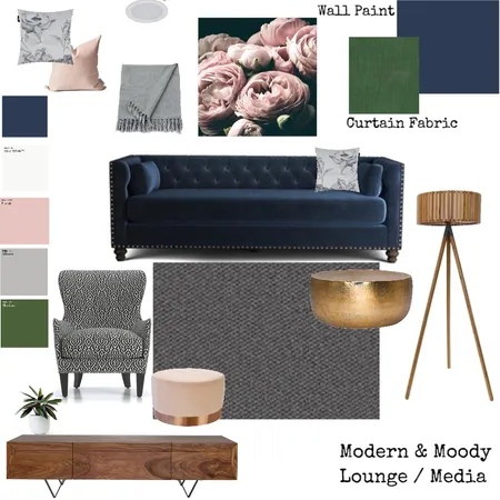Lounge / Media Room Interior Design Mood Board by AnnaMorgan on Style Sourcebook