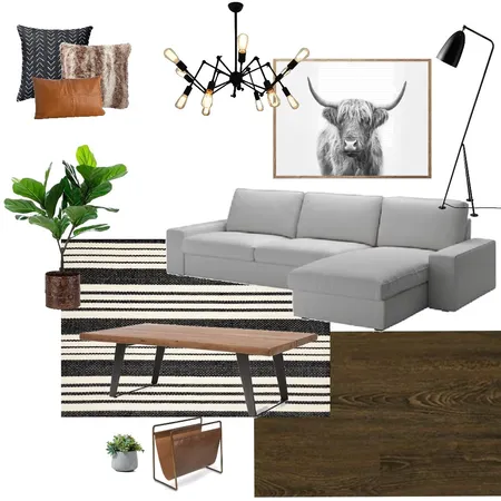 Rustic/Masculine Interior Design Mood Board by ashleecarter on Style Sourcebook