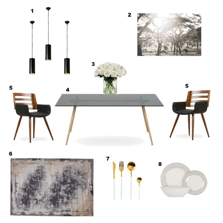 DINING ROOM 5 Interior Design Mood Board by Zamazulu on Style Sourcebook