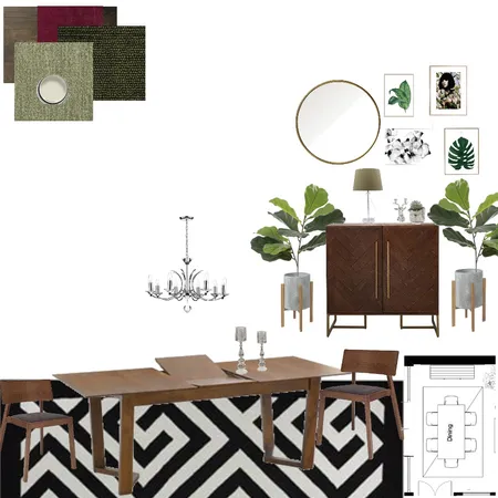 Dining Room Interior Design Mood Board by Curation on Style Sourcebook