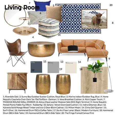 Living Room Interior Design Mood Board by KarleenFraser on Style Sourcebook