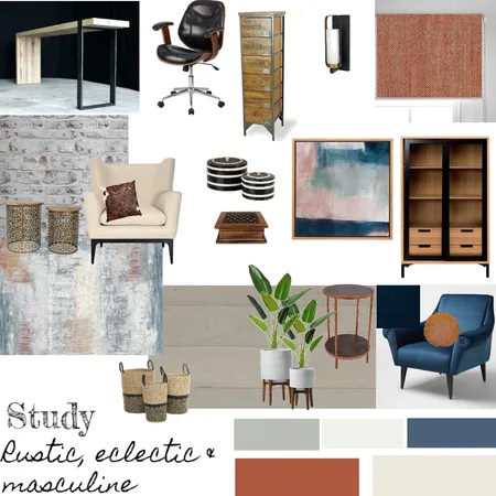 Study Room Interior Design Mood Board by ninaroy on Style Sourcebook