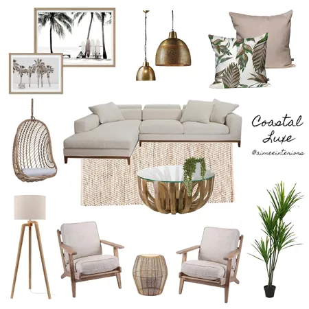 Coastal Luxe Interior Design Mood Board by Amy Louise Interiors on Style Sourcebook