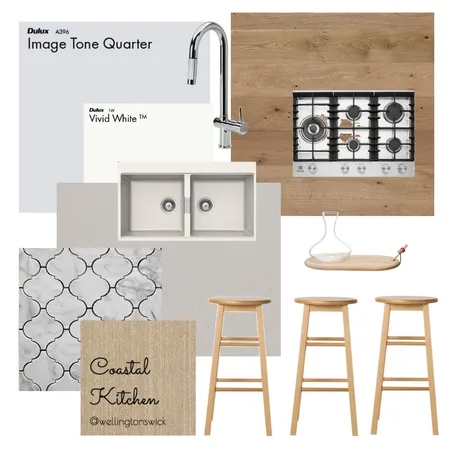 coastal kitchen Interior Design Mood Board by JessWell on Style Sourcebook