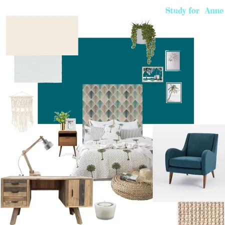 Study for Anne Interior Design Mood Board by Style A Space on Style Sourcebook