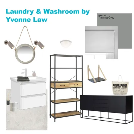 Laundry &amp; Washroom Interior Design Mood Board by YvonneLaw on Style Sourcebook