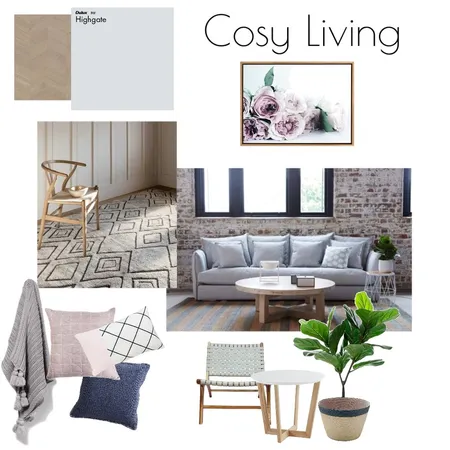 Cosy Living Interior Design Mood Board by Reflective Styling on Style Sourcebook