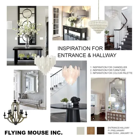 Inspiration for Entrance/Hallway Interior Design Mood Board by Flyingmouse inc on Style Sourcebook