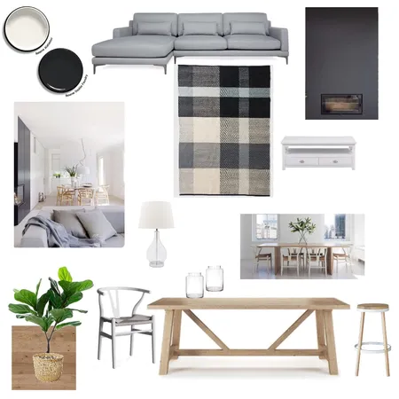Black - Living area Interior Design Mood Board by Jennysaggers on Style Sourcebook