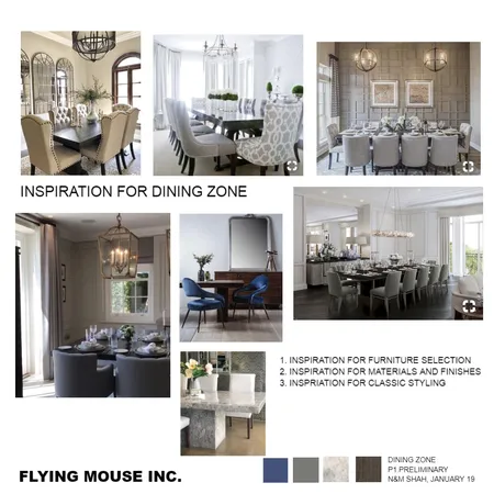 Dining Zone Inspirations Interior Design Mood Board by Flyingmouse inc on Style Sourcebook